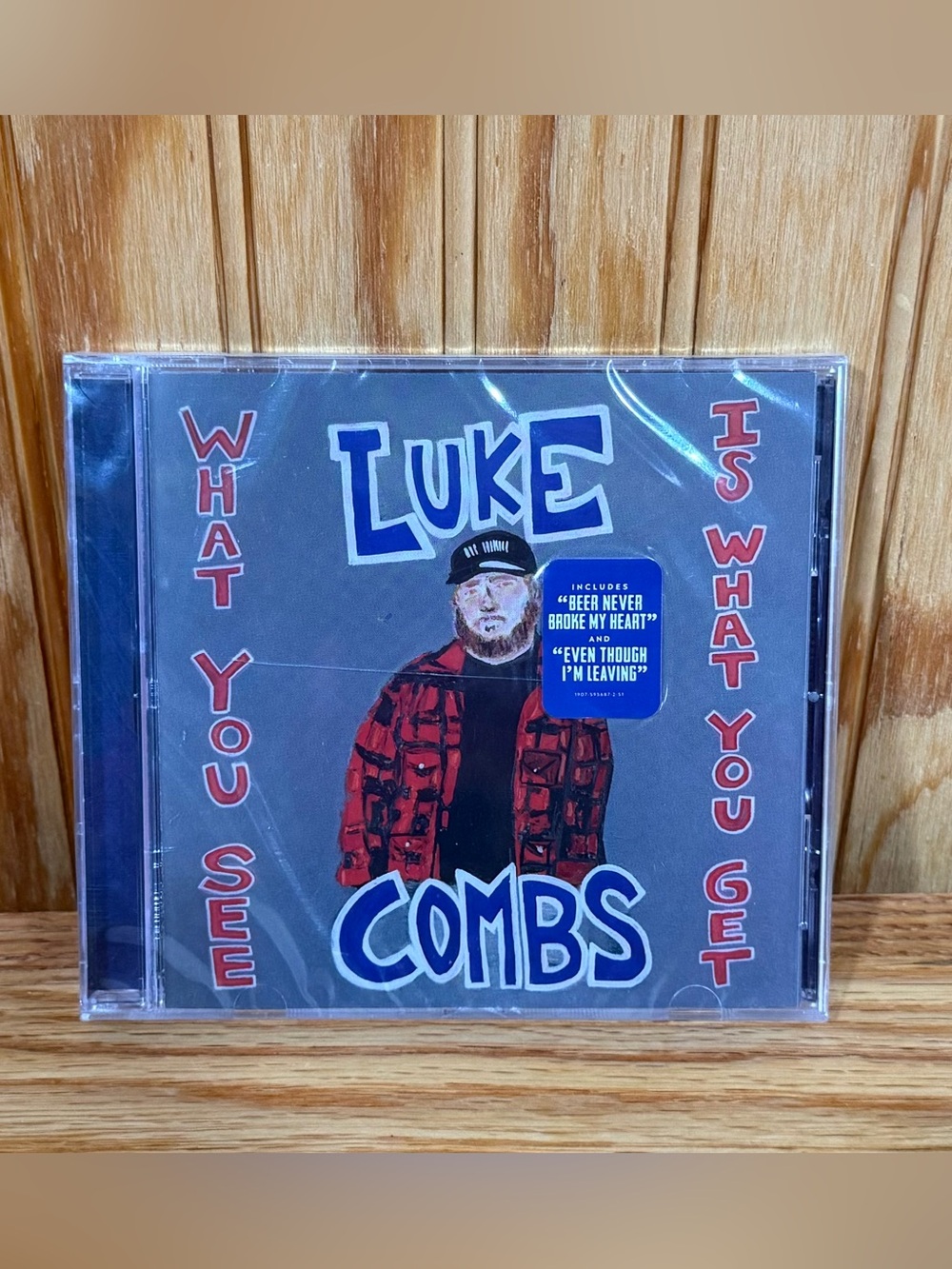 Luke Combs "What You See Is What You Get" CD.